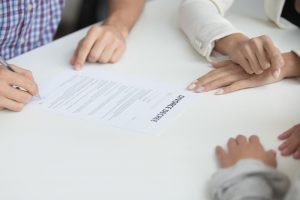 uncontested divorce