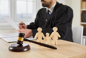 judge ordering custody of a child