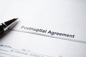 postnuptial agreement