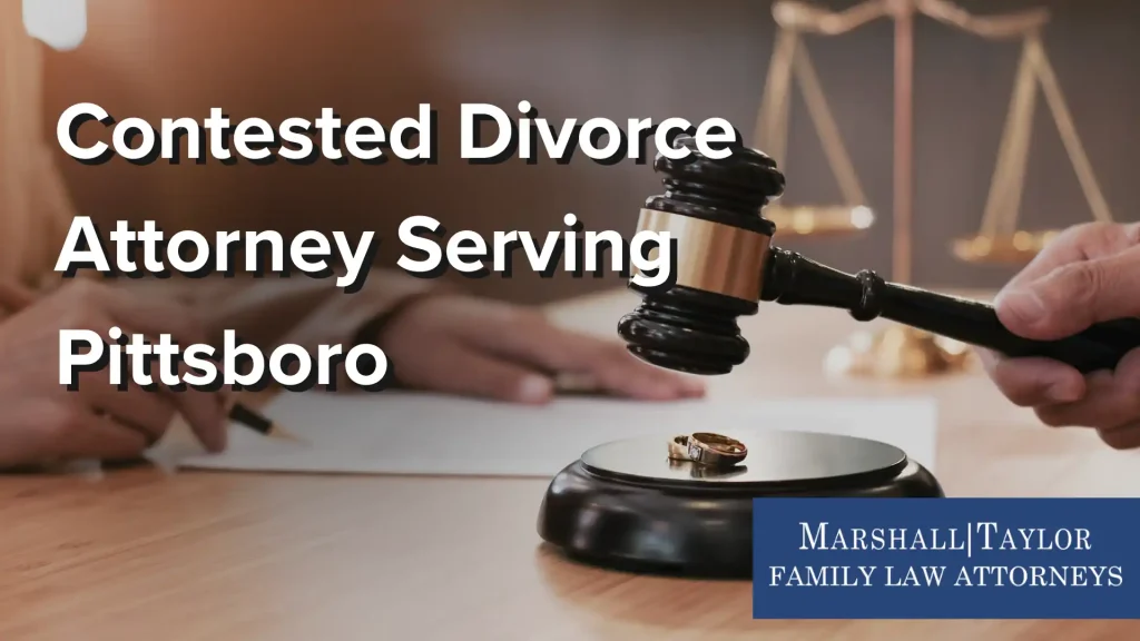 Contested Divorce Attorney Serving Pittsboro Image